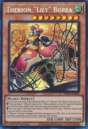 Therion "Lily" Borea [MP23-EN062] Prismatic Secret Rare - Yu-Gi-Oh! - Card Brawlers | Quebec | Canada |
