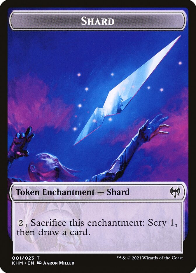Human Warrior // Shard Double-Sided Token [Kaldheim Tokens] - Magic: The Gathering - Card Brawlers | Quebec | Canada |