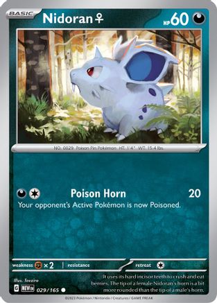 Nidoran F (029/165) [Scarlet & Violet 151] - Pokémon - Card Brawlers | Quebec | Canada |