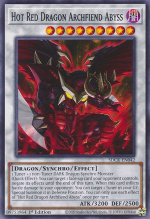Hot Red Dragon Archfiend Abyss [SDCK-EN042] Common - Yu-Gi-Oh! - Card Brawlers | Quebec | Canada |