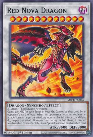 Red Nova Dragon [SDCK-EN046] Common - Yu-Gi-Oh! - Card Brawlers | Quebec | Canada |