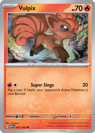 Vulpix (037/165) [Scarlet & Violet 151] - Pokémon - Card Brawlers | Quebec | Canada |