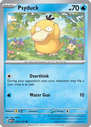 Psyduck (054/165) [Scarlet & Violet 151] - Pokémon - Card Brawlers | Quebec | Canada |
