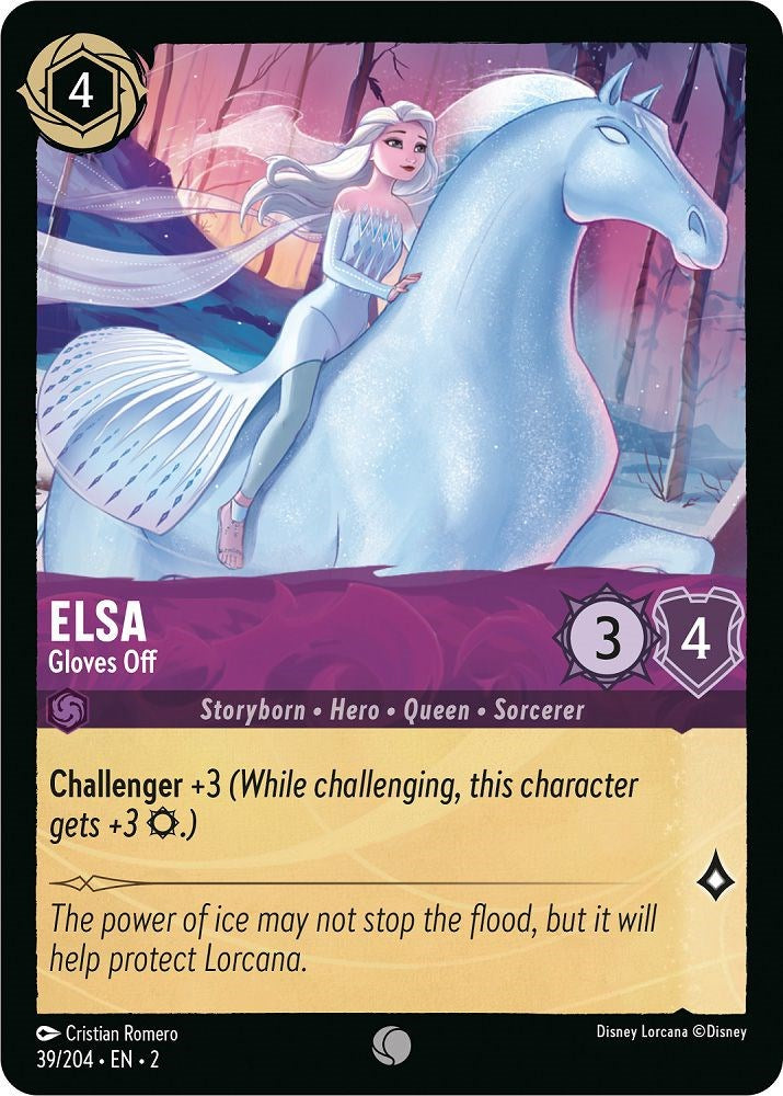 Elsa - Gloves Off (39/204) [Rise of the Floodborn] - Disney - Card Brawlers | Quebec | Canada |