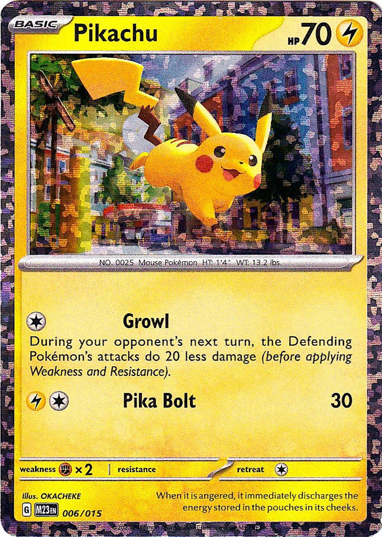 Pikachu (006/015) [McDonald's Promos: 2023 Collection] - Pokémon - Card Brawlers | Quebec | Canada |