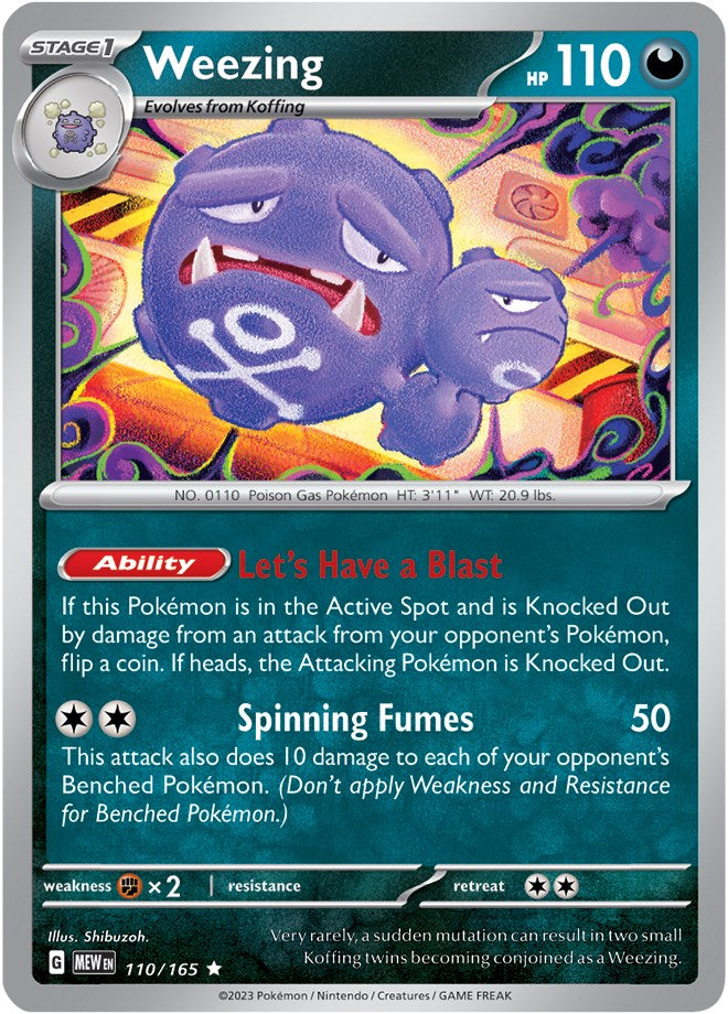 Weezing (110/165) [Scarlet & Violet 151] - Pokémon - Card Brawlers | Quebec | Canada |
