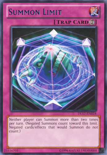 Summon Limit (Blue) [DL17-EN018] Rare - Yu-Gi-Oh! - Card Brawlers | Quebec | Canada |