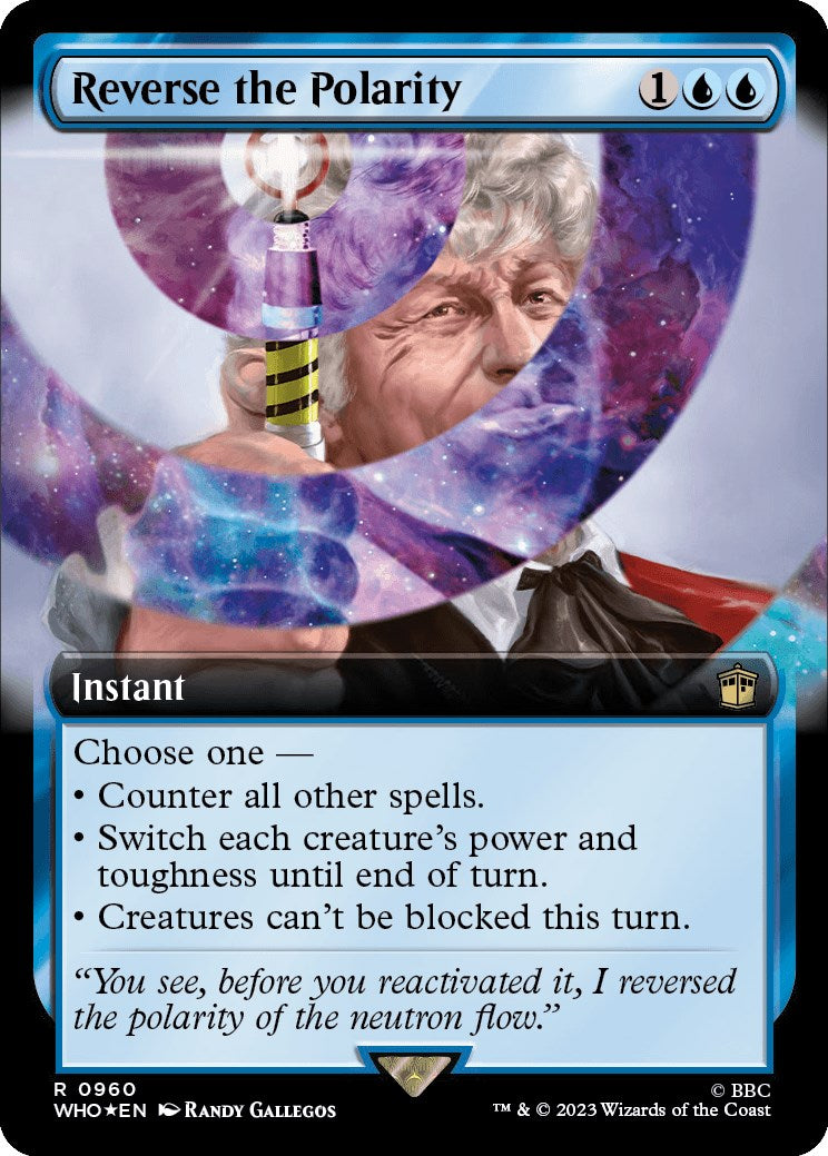 Reverse the Polarity (Extended Art) (Surge Foil) [Doctor Who] - Magic: The Gathering - Card Brawlers | Quebec | Canada |