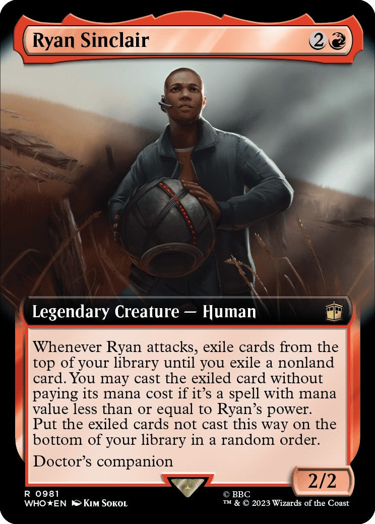 Ryan Sinclair (Extended Art) (Surge Foil) [Doctor Who] - Magic: The Gathering - Card Brawlers | Quebec | Canada |