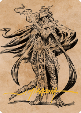 Lozhan, Dragons' Legacy Art Card (Gold-Stamped Signature) [Commander Legends: Battle for Baldur's Gate Art Series] - Magic: The Gathering - Card Brawlers | Quebec | Canada |