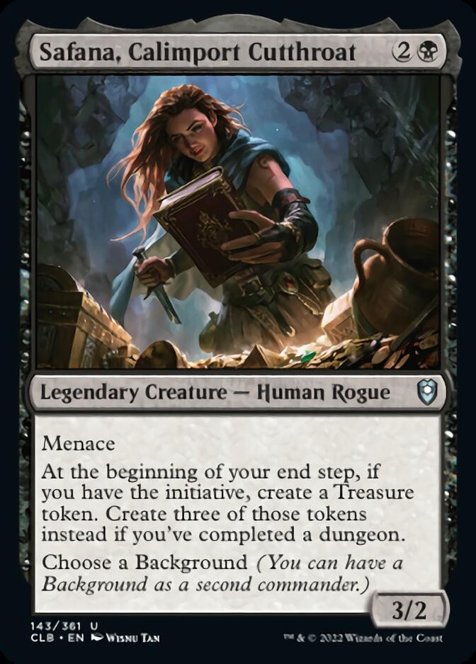 Safana, Calimport Cutthroat [Commander Legends: Battle for Baldur's Gate] - Magic: The Gathering - Card Brawlers | Quebec | Canada |