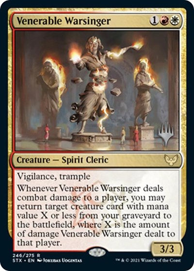 Venerable Warsinger (Promo Pack) [Strixhaven: School of Mages Promos] - Magic: The Gathering - Card Brawlers | Quebec | Canada |