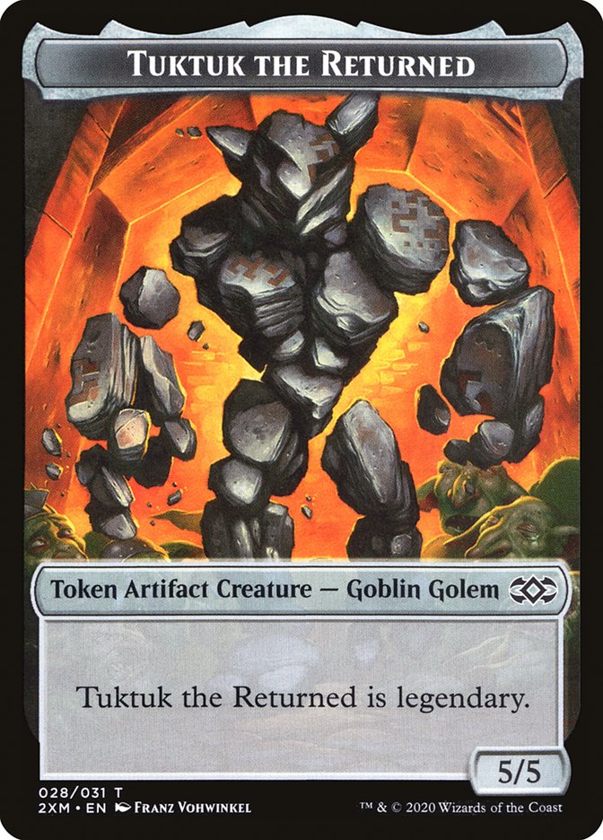 Eldrazi Spawn // Tuktuk the Returned Double-Sided Token [Double Masters Tokens] - Magic: The Gathering - Card Brawlers | Quebec | Canada |