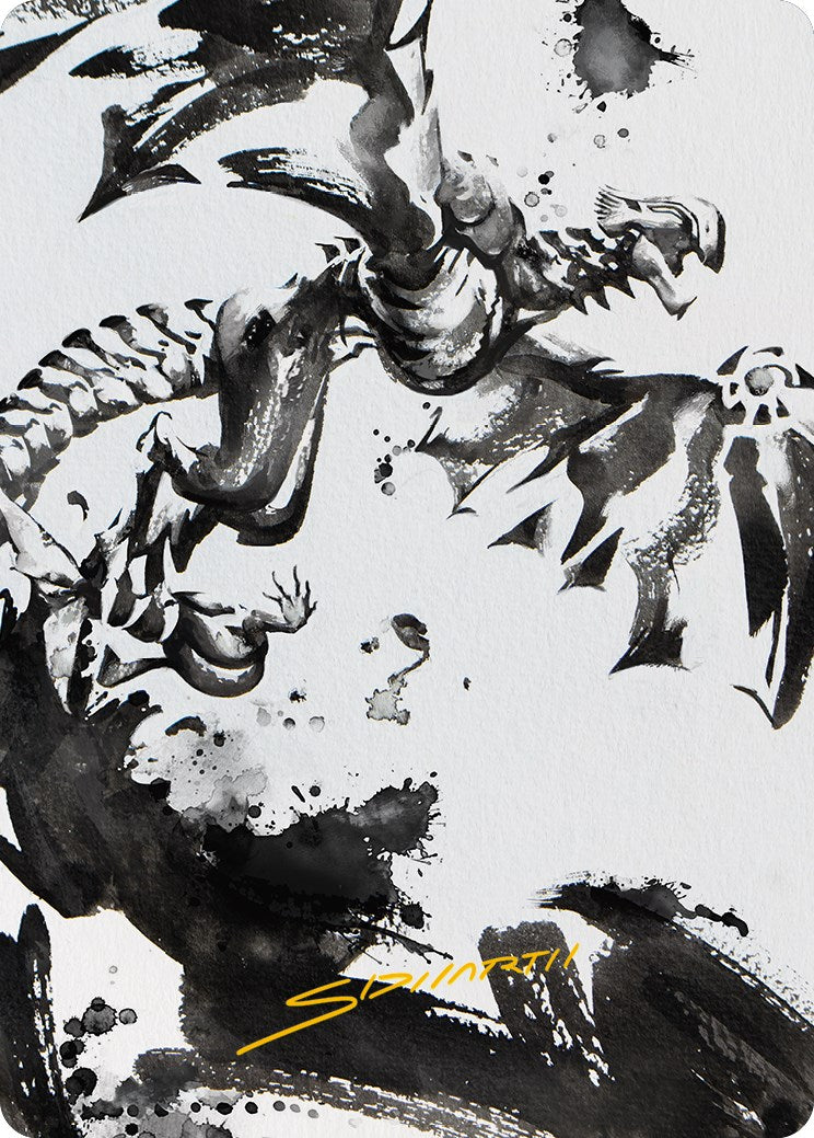 Quicksilver Fisher Art Card (Gold-Stamped Signature) [Phyrexia: All Will Be One Art Series] - Magic: The Gathering - Card Brawlers | Quebec | Canada |
