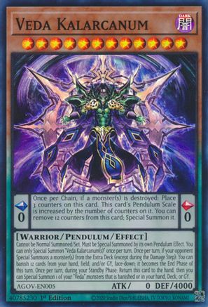 Veda Kalarcanum [AGOV-EN005] Super Rare - Yu-Gi-Oh! - Card Brawlers | Quebec | Canada |