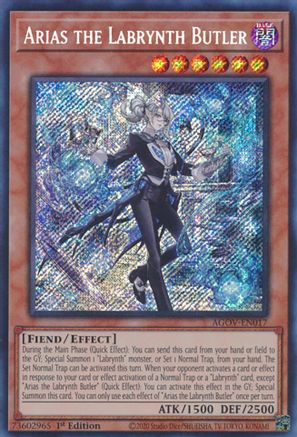 Arias the Labrynth Butler [AGOV-EN017] Secret Rare - Yu-Gi-Oh! - Card Brawlers | Quebec | Canada |