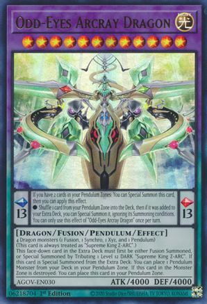 Odd-Eyes Arcray Dragon [AGOV-EN030] Ultra Rare - Yu-Gi-Oh! - Card Brawlers | Quebec | Canada |