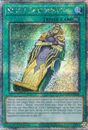 King's Sarcophagus (Quarter Century Secret Rare) [AGOV-EN058] Quarter Century Secret Rare - Yu-Gi-Oh! - Card Brawlers | Quebec | Canada |