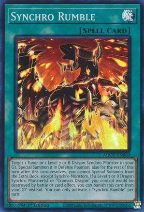 Synchro Rumble [AGOV-EN060] Super Rare - Yu-Gi-Oh! - Card Brawlers | Quebec | Canada |