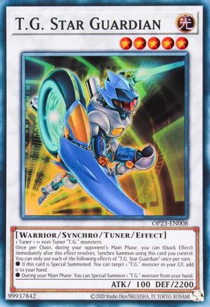 T.G. Star Guardian [OP23-EN008] Super Rare - Yu-Gi-Oh! - Card Brawlers | Quebec | Canada |