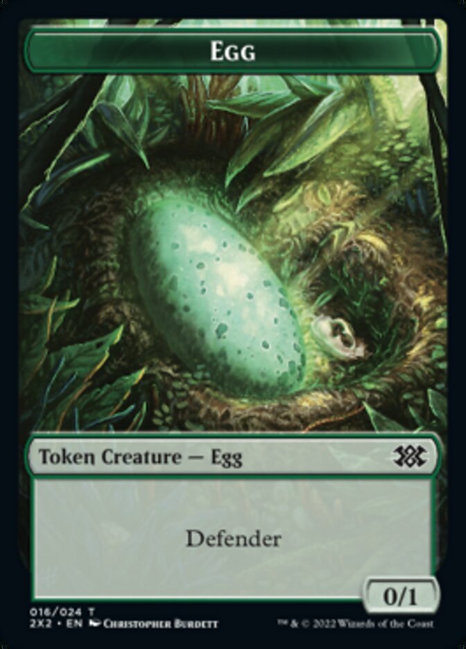 Egg // Eldrazi Scion Double-Sided Token [Double Masters 2022 Tokens] - Magic: The Gathering - Card Brawlers | Quebec | Canada |