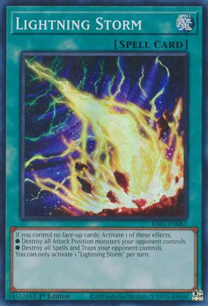 Lightning Storm [RA01-EN061] Super Rare - Yu-Gi-Oh! - Card Brawlers | Quebec | Canada |