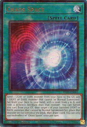 Chaos Space [RA01-EN065] Prismatic Ultimate Rare - Yu-Gi-Oh! - Card Brawlers | Quebec | Canada |