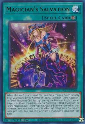 Magician's Salvation [RA01-EN068] Ultra Rare - Yu-Gi-Oh! - Card Brawlers | Quebec | Canada |