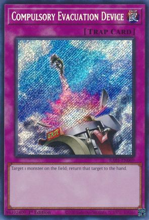 Compulsory Evacuation Device [RA01-EN069] Secret Rare - Yu-Gi-Oh! - Card Brawlers | Quebec | Canada |