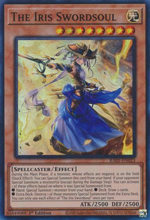 The Iris Swordsoul [RA01-EN023] Super Rare - Yu-Gi-Oh! - Card Brawlers | Quebec | Canada |