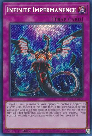 Infinite Impermanence [RA01-EN075] Secret Rare - Yu-Gi-Oh! - Card Brawlers | Quebec | Canada |