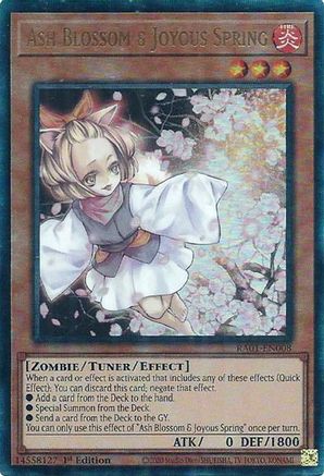 Ash Blossom & Joyous Spring [RA01-EN008] Prismatic Ultimate Rare - Yu-Gi-Oh! - Card Brawlers | Quebec | Canada |