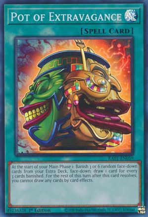 Pot of Extravagance [RA01-EN059] Super Rare - Yu-Gi-Oh! - Card Brawlers | Quebec | Canada |