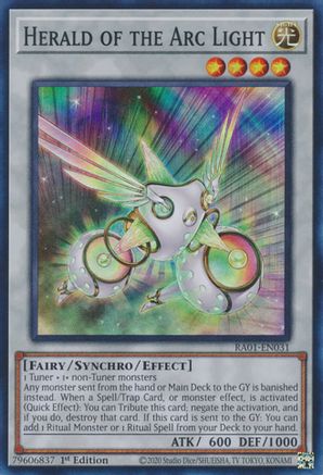 Herald of the Arc Light [RA01-EN031] Super Rare - Yu-Gi-Oh! - Card Brawlers | Quebec | Canada |