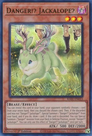 Danger!? Jackalope? [RA01-EN013] Ultra Rare - Yu-Gi-Oh! - Card Brawlers | Quebec | Canada |