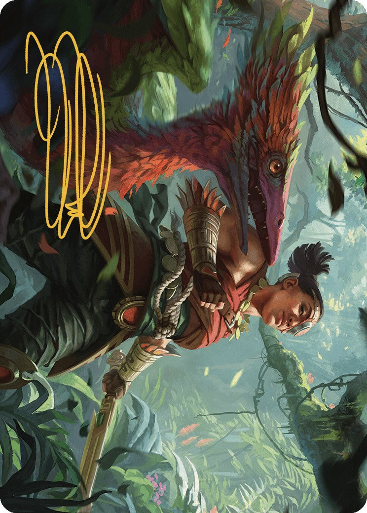Wayta, Trainer Prodigy Art Card (Gold-Stamped Signature) [The Lost Caverns of Ixalan Art Series] - Magic: The Gathering - Card Brawlers | Quebec | Canada |