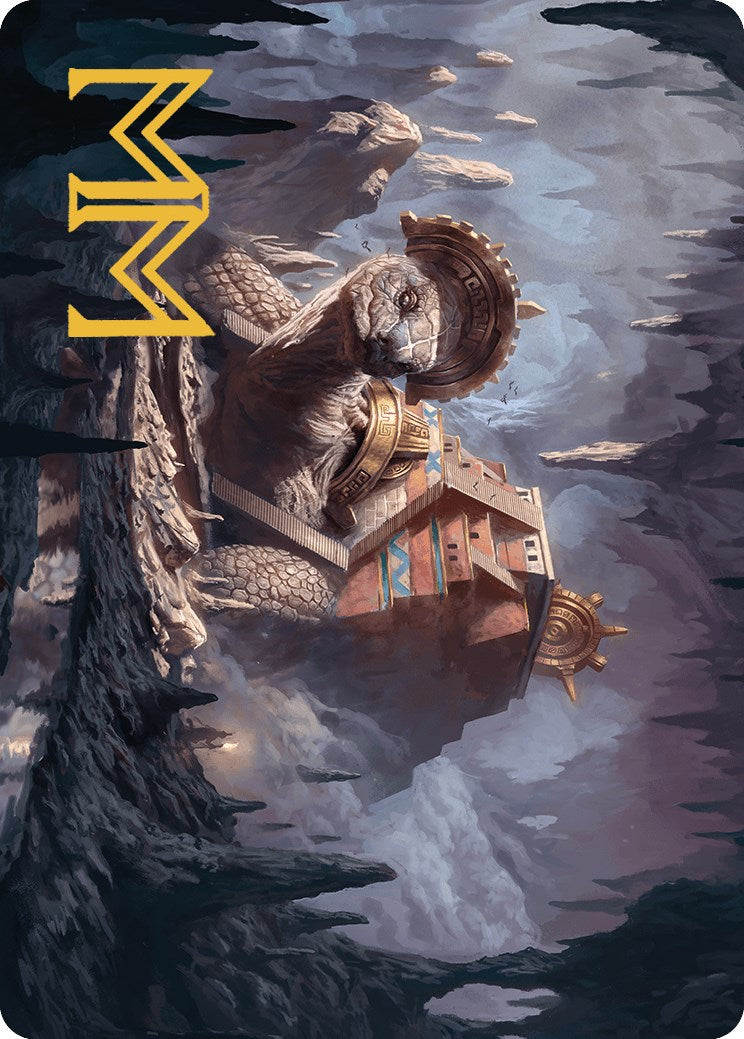 Bedrock Tortoise Art Card (Gold-Stamped Signature) [The Lost Caverns of Ixalan Art Series] - Magic: The Gathering - Card Brawlers | Quebec | Canada |