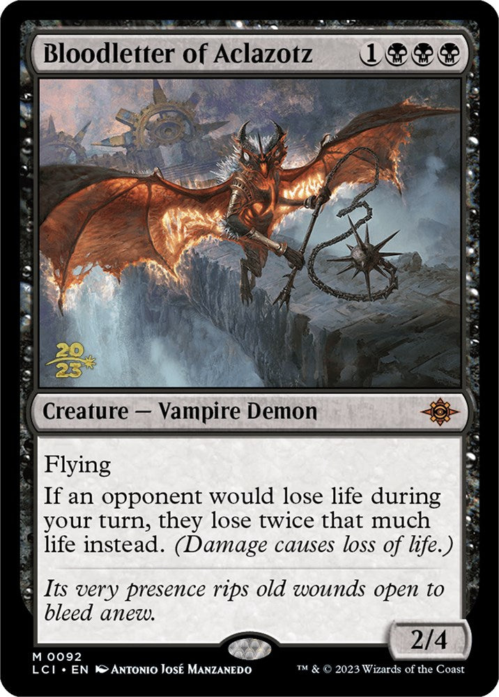 Bloodletter of Aclazotz [The Lost Caverns of Ixalan Prerelease Cards] - Magic: The Gathering - Card Brawlers | Quebec | Canada |