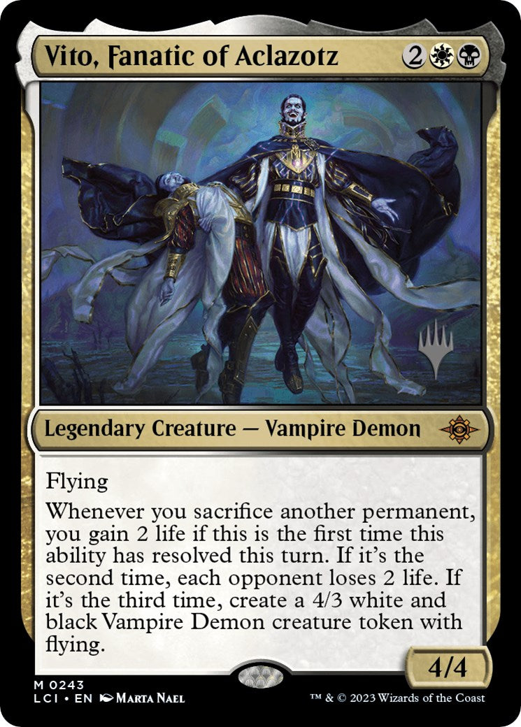Vito, Fanatic of Aclazotz (Promo Pack) [The Lost Caverns of Ixalan Promos] - Magic: The Gathering - Card Brawlers | Quebec | Canada |