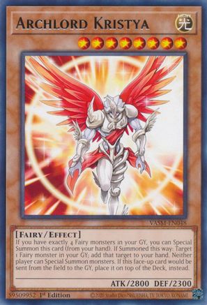 Archlord Kristya [VASM-EN048] Rare - Yu-Gi-Oh! - Card Brawlers | Quebec | Canada |