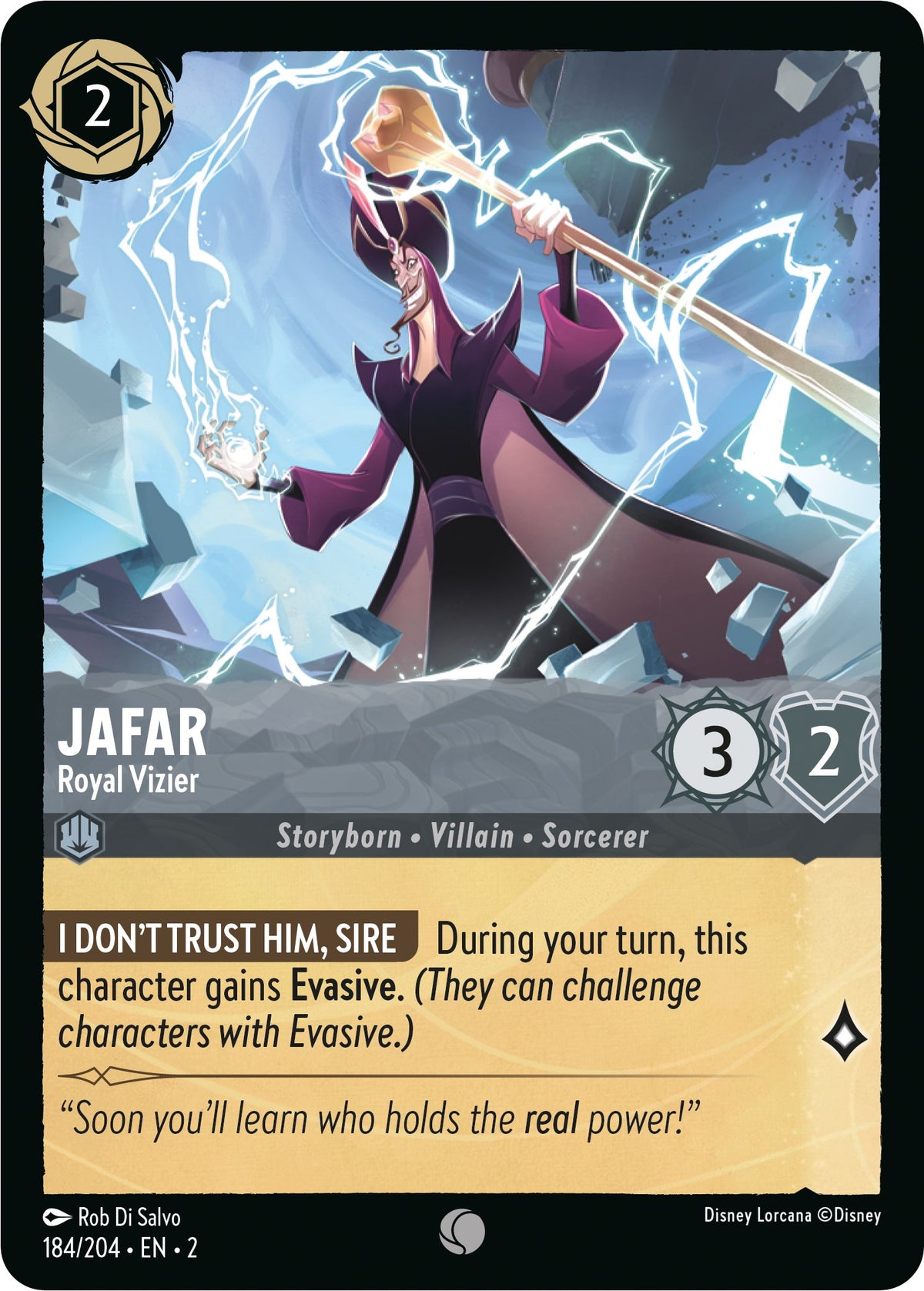 Jafar - Royal Vizier (184/204) [Rise of the Floodborn] - Disney - Card Brawlers | Quebec | Canada |