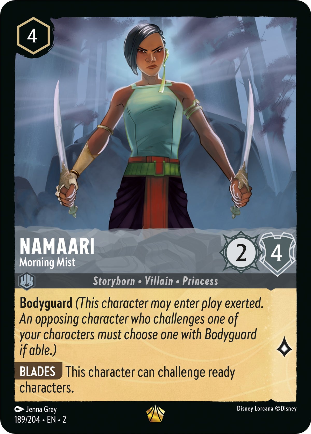 Namaari - Morning Mist (189/204) [Rise of the Floodborn] - Disney - Card Brawlers | Quebec | Canada |