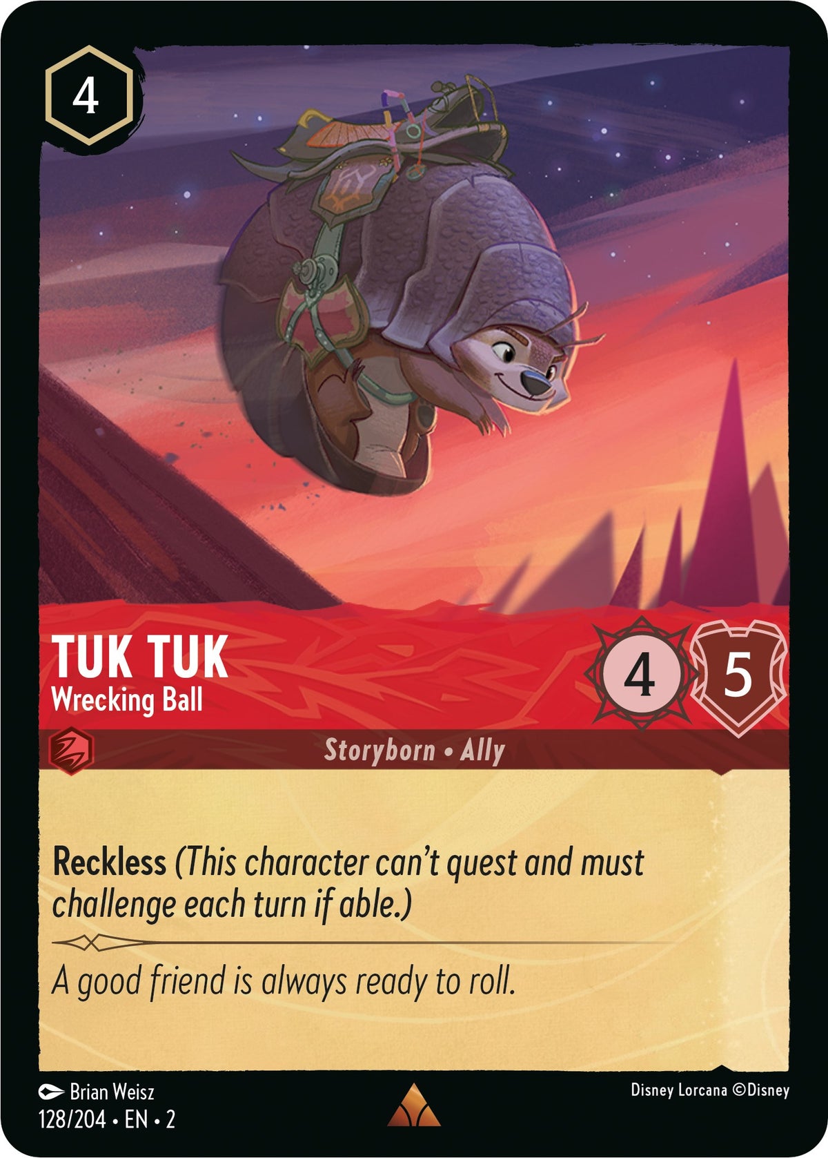 Tuk Tuk - Wrecking Ball (128/204) [Rise of the Floodborn] - Disney - Card Brawlers | Quebec | Canada |