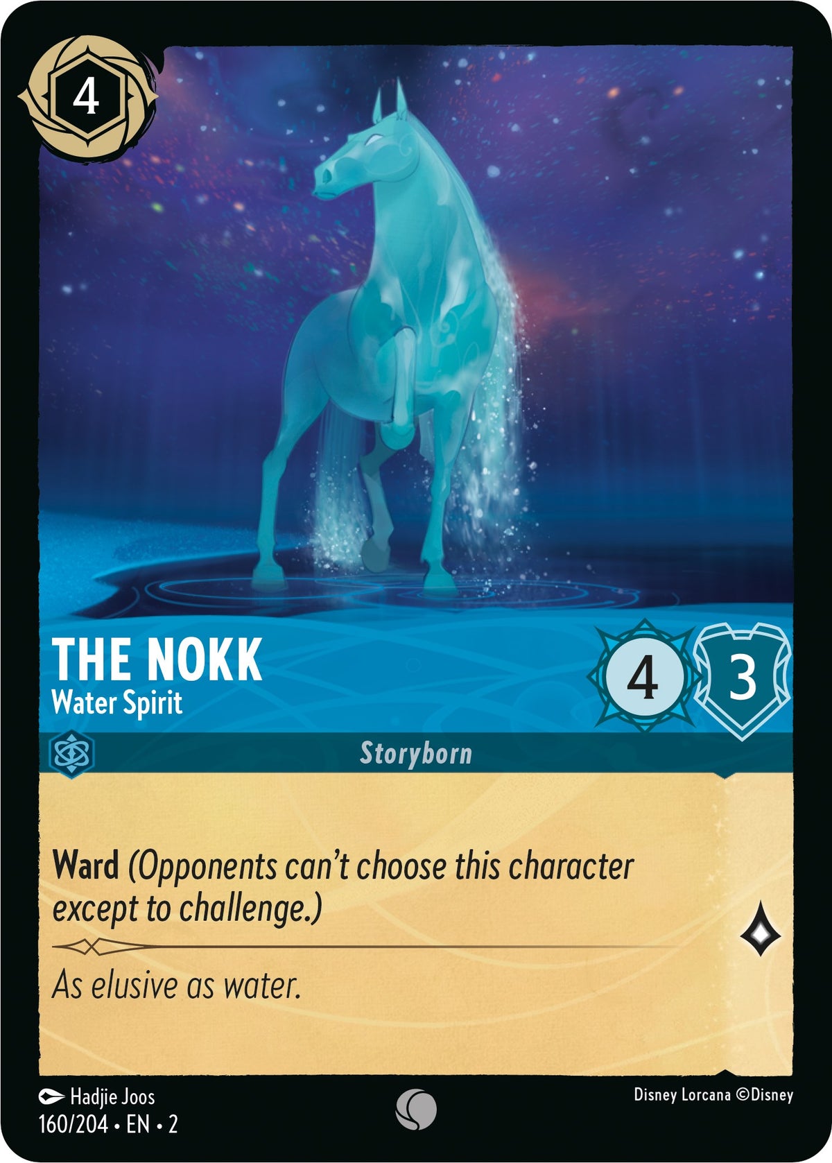 The Nokk - Water Spirit (160/204) [Rise of the Floodborn] - Disney - Card Brawlers | Quebec | Canada |