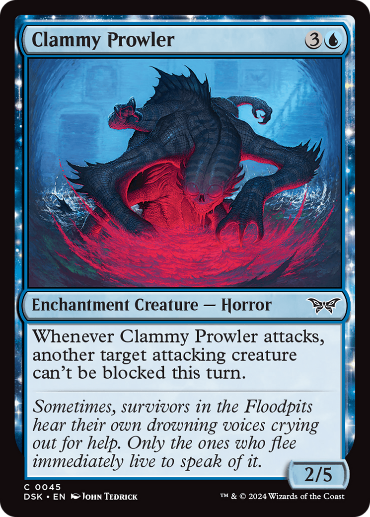 Clammy Prowler [Duskmourn: House of Horror] - Magic: The Gathering - Card Brawlers | Quebec | Canada |