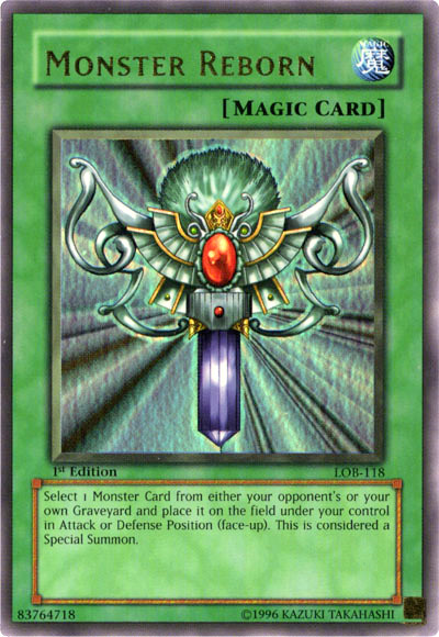 Monster Reborn [LOB-118] Ultra Rare - Yu-Gi-Oh! - Card Brawlers | Quebec | Canada |