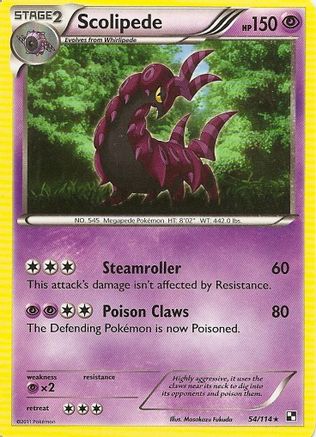 Scolipede (054/114) - Holofoil [Blister Exclusives]