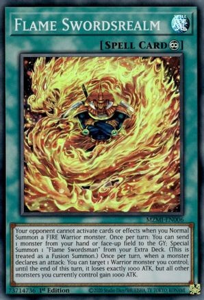 Flame Swordsrealm [MZMI-EN006] Super Rare - Yu-Gi-Oh! - Card Brawlers | Quebec | Canada |