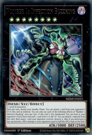 Number 1: Infection Buzzking [MZMI-EN023] Ultra Rare - Yu-Gi-Oh! - Card Brawlers | Quebec | Canada |
