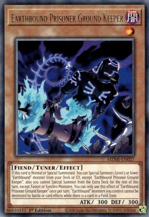 Earthbound Prisoner Ground Keeper [MZMI-EN027] Rare - Yu-Gi-Oh! - Card Brawlers | Quebec | Canada |